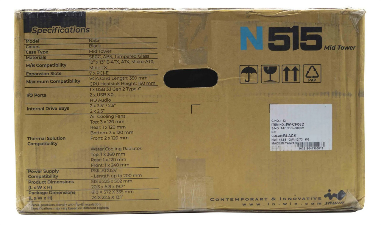 Boîtier InWin N515 et AIO NR36  un mariage efficace - Pause Hardware - Mozilla Firefox_2