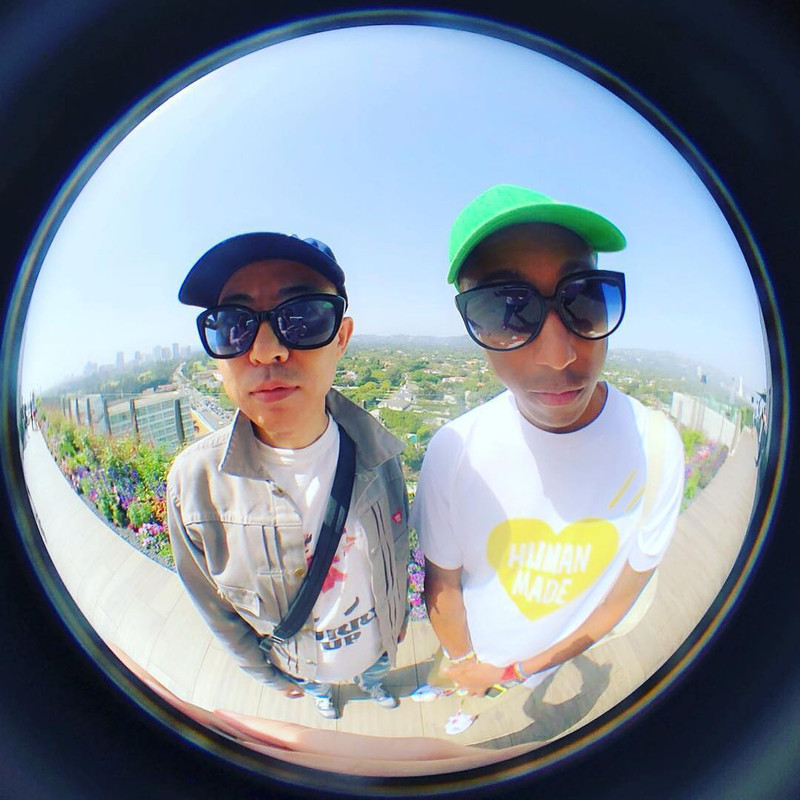 Pharrell With Nigo (September 19)