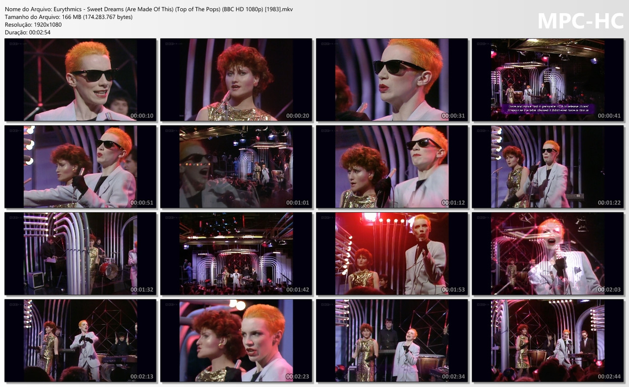 Eurythmics - Sweet Dreams (Are Made Of This) (Top of The Pops) (BBC HD 1080p) [1983]