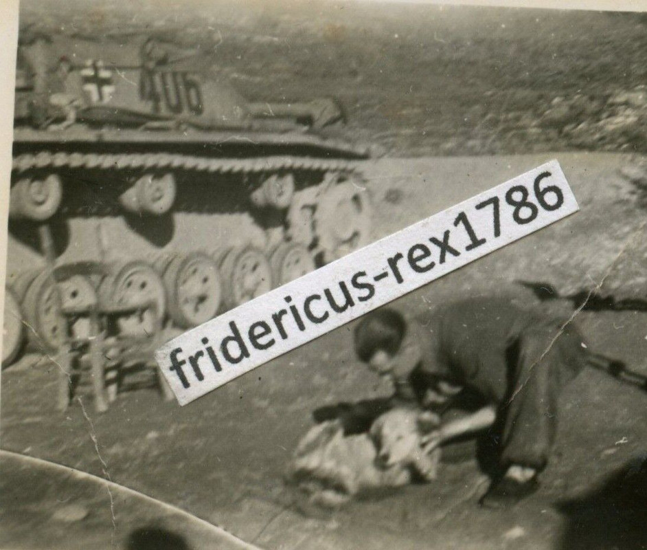Foto WH Sturmgeschütz StuG Abt. an der Front Kennung Nr. 406 Besatzung3