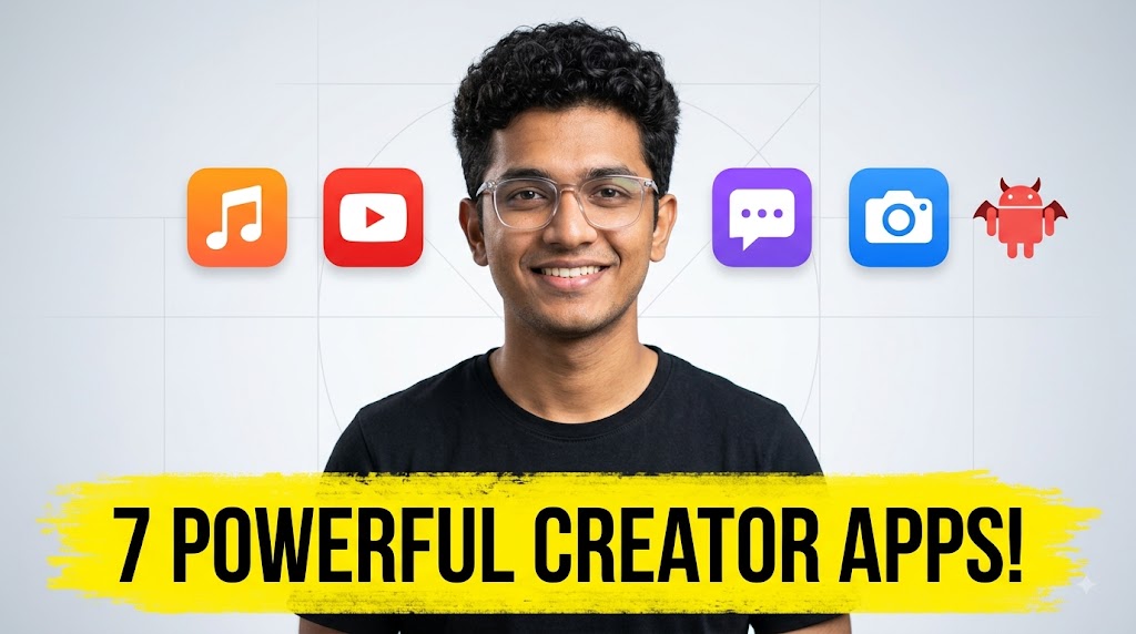 AI-generated example result for the youtube-thumbnail prompt: Tech & Gadgets YouTube Thumbnail AI Prompt #19 – Single Subject Portrait