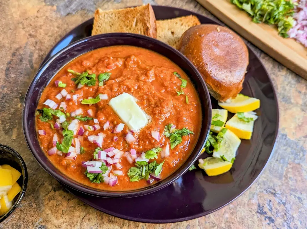 Homemade Pav Bhaji Recipe 