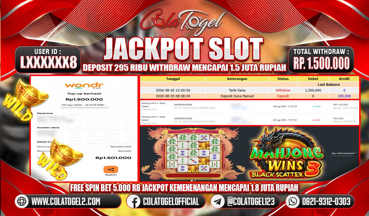 JACKPOT SLOT GACORR!!