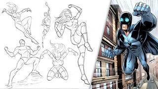 Comic Book Character Design The Making of E Learn to Draw, Ink and Color Comic Book Characters