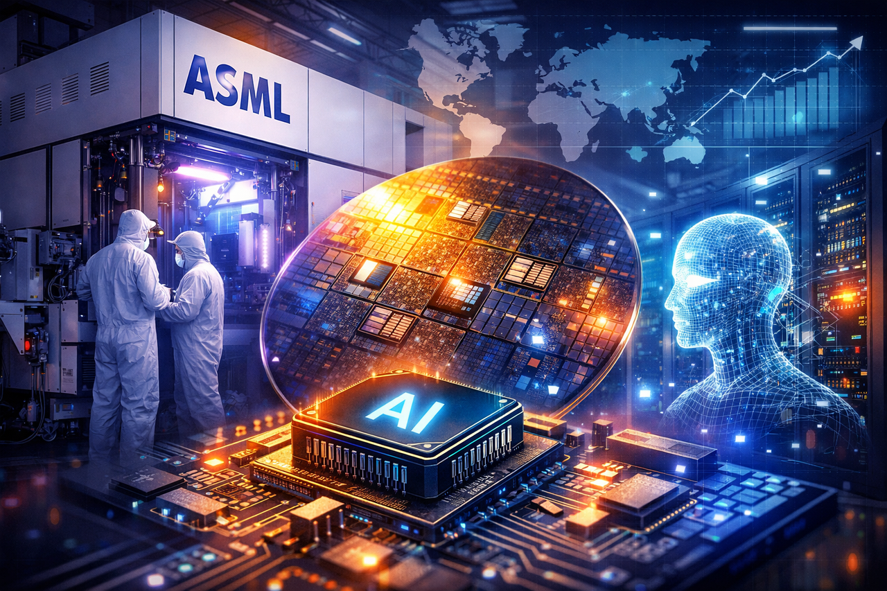 A inteligência artificial não está apenas rodando nos chips — ela está reescrevendo a cadeia industrial