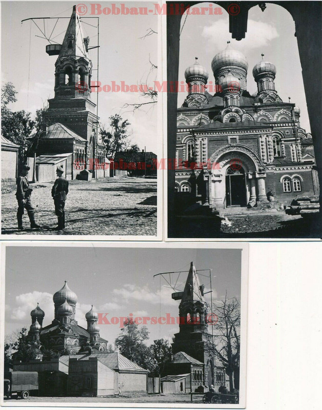 !Weißrussland Borissow Baryssau Marktplatz Kirche Wehrmacht Heeresgruppe Mitte