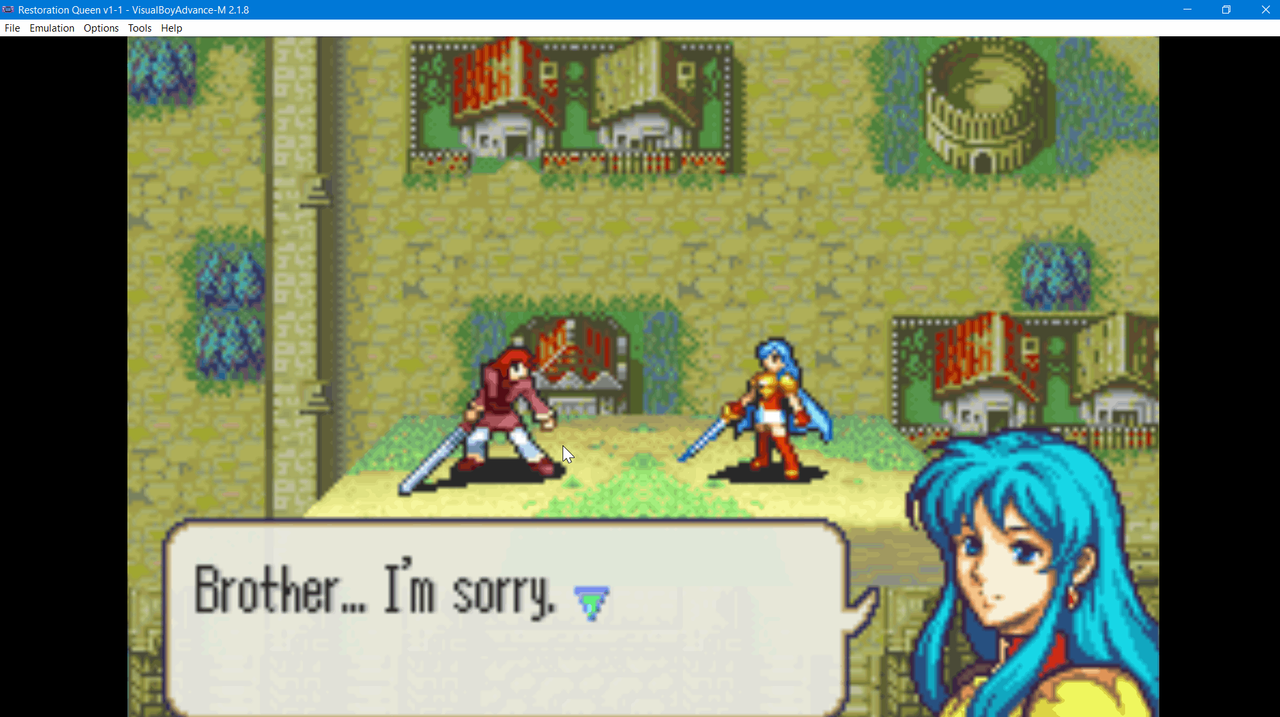 2024-02-21 23_01_12-Restoration Queen v1-1 - VisualBoyAdvance-M 2.1.8