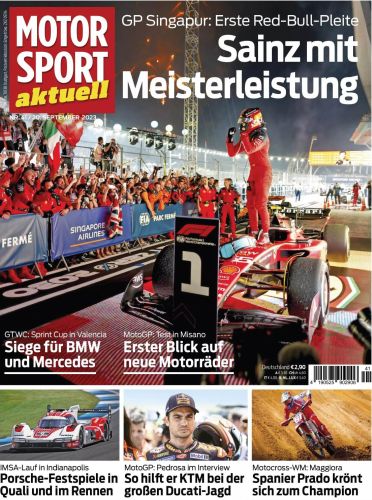 Cover: Motorsport Aktuell Magazin No 41 vom 20  September 2023