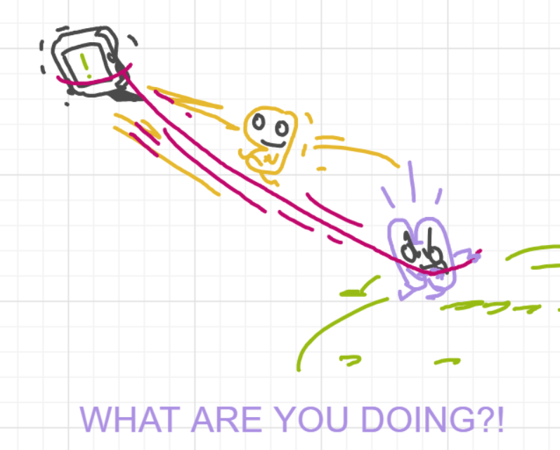 A panel from The Prime Number Few, episode eight of the Board Boards object show by Furretwalk/WalkingFurret.