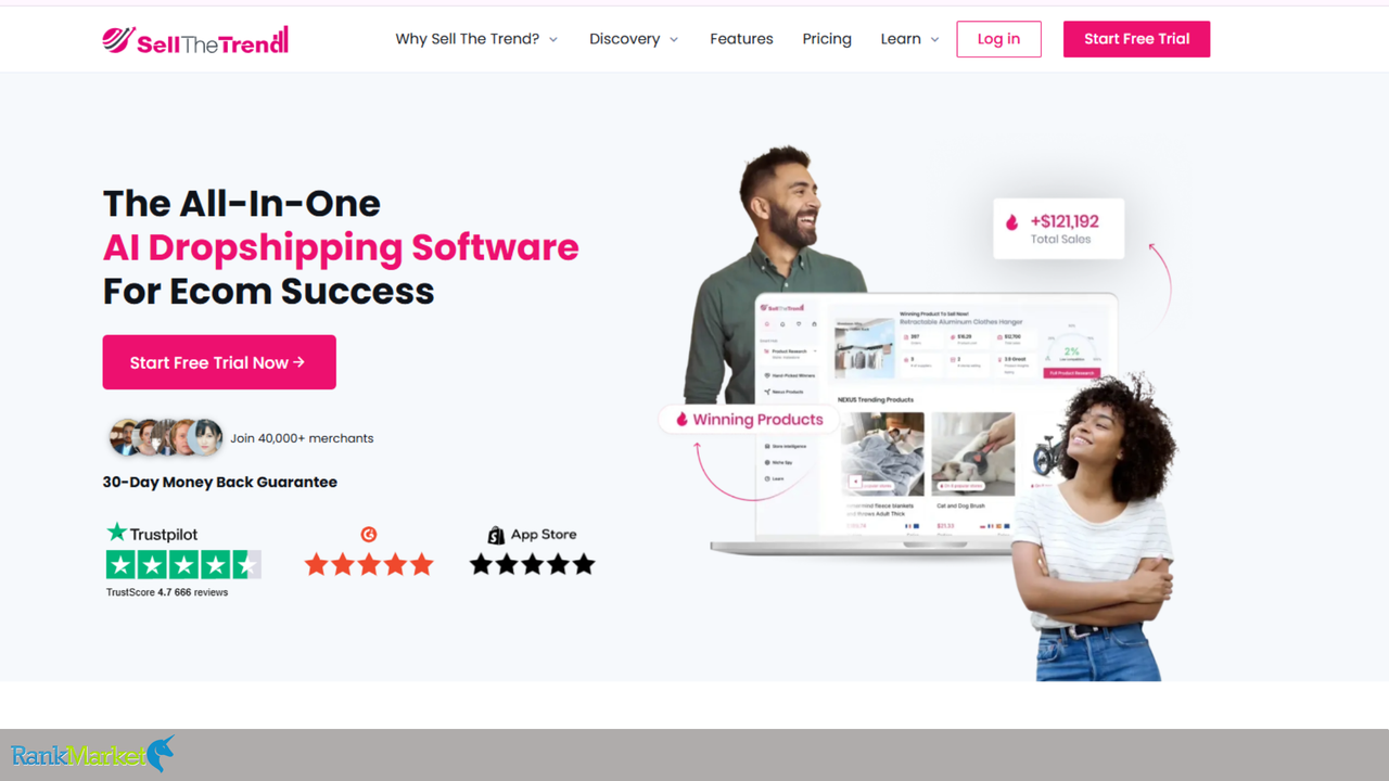 Sell-The-Trend-homepage