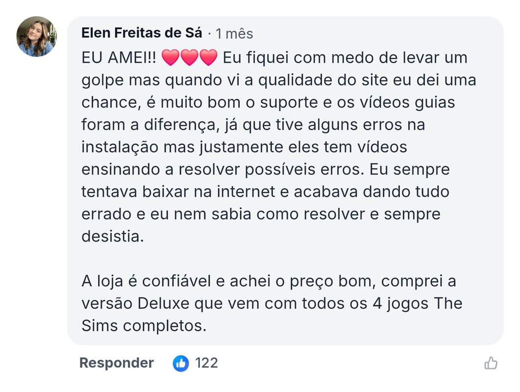 Comentário de cliente 7