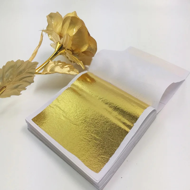 Gold Foil Sheets Close Up