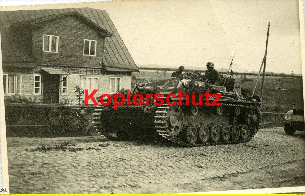 Orig. Foto Sturmgeschütz Stug Russland 1941 Russ