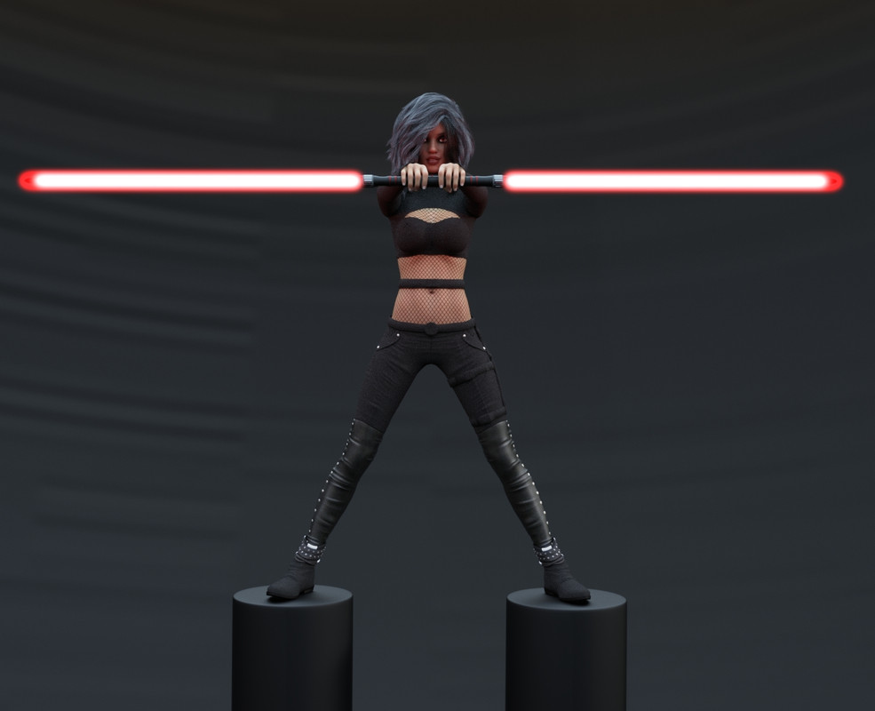 Aegis Sword: Dueling Poses II for Genesis 3 & 8 Females