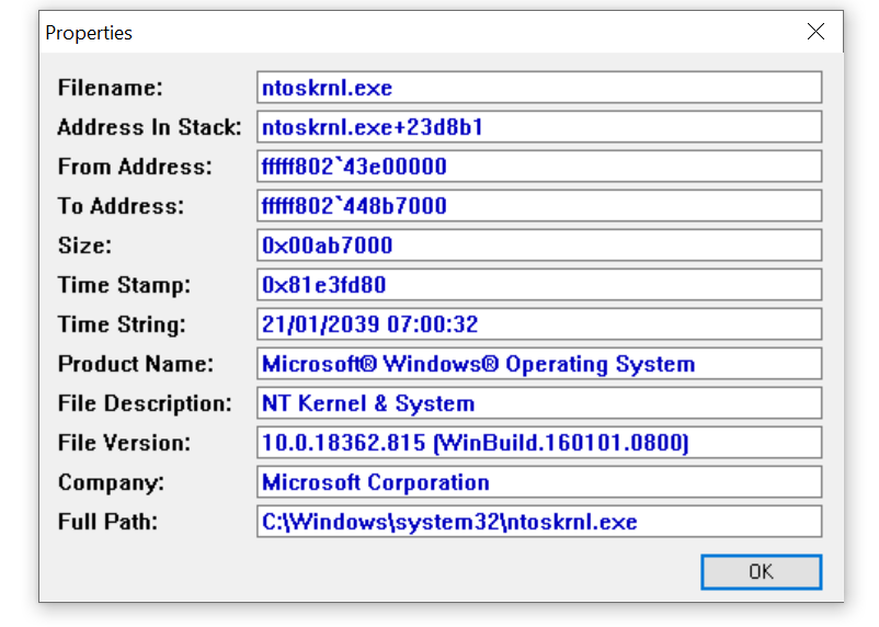 Ntoskrnl exe nt kernel system