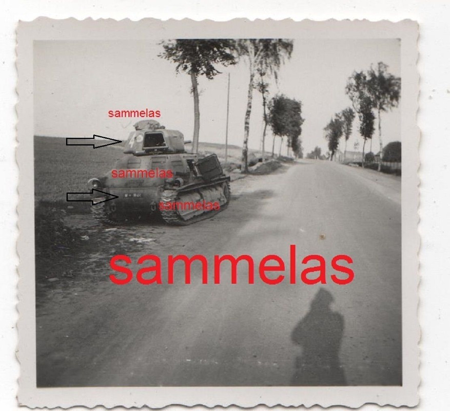 WK2 Foto Belgien französischer SOMUA S-35 Panzer