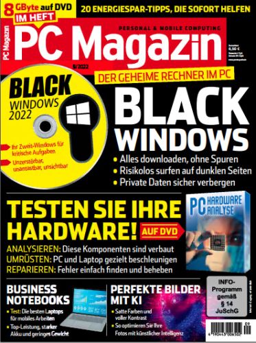 Cover: Pc Magazin September No 09 2022