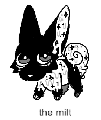 a small, cutesy/chibi drawing of sc-2322 (milk) by MarianaVulpes