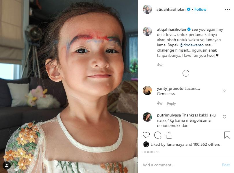 Anak Atiqah dan Rio Dewanto