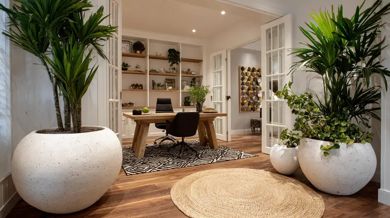 большое кашпо