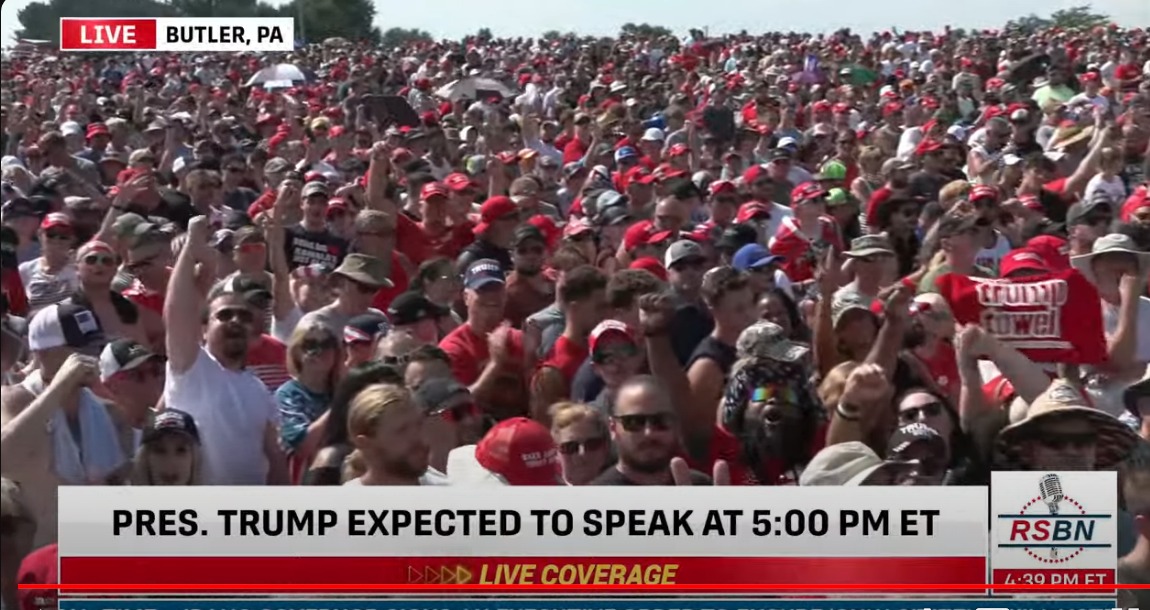 LIVE PRESIDENT TRUMP HOLDS A RALLY IN BUTLER, PENNSYLVANIA 7/13/24