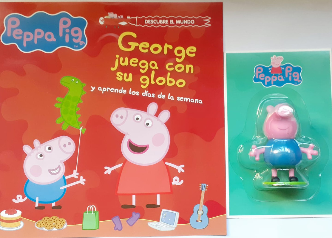 PEPPA PIG, GEORGE JUEGA CON SU GLOBO+ MUÑECO