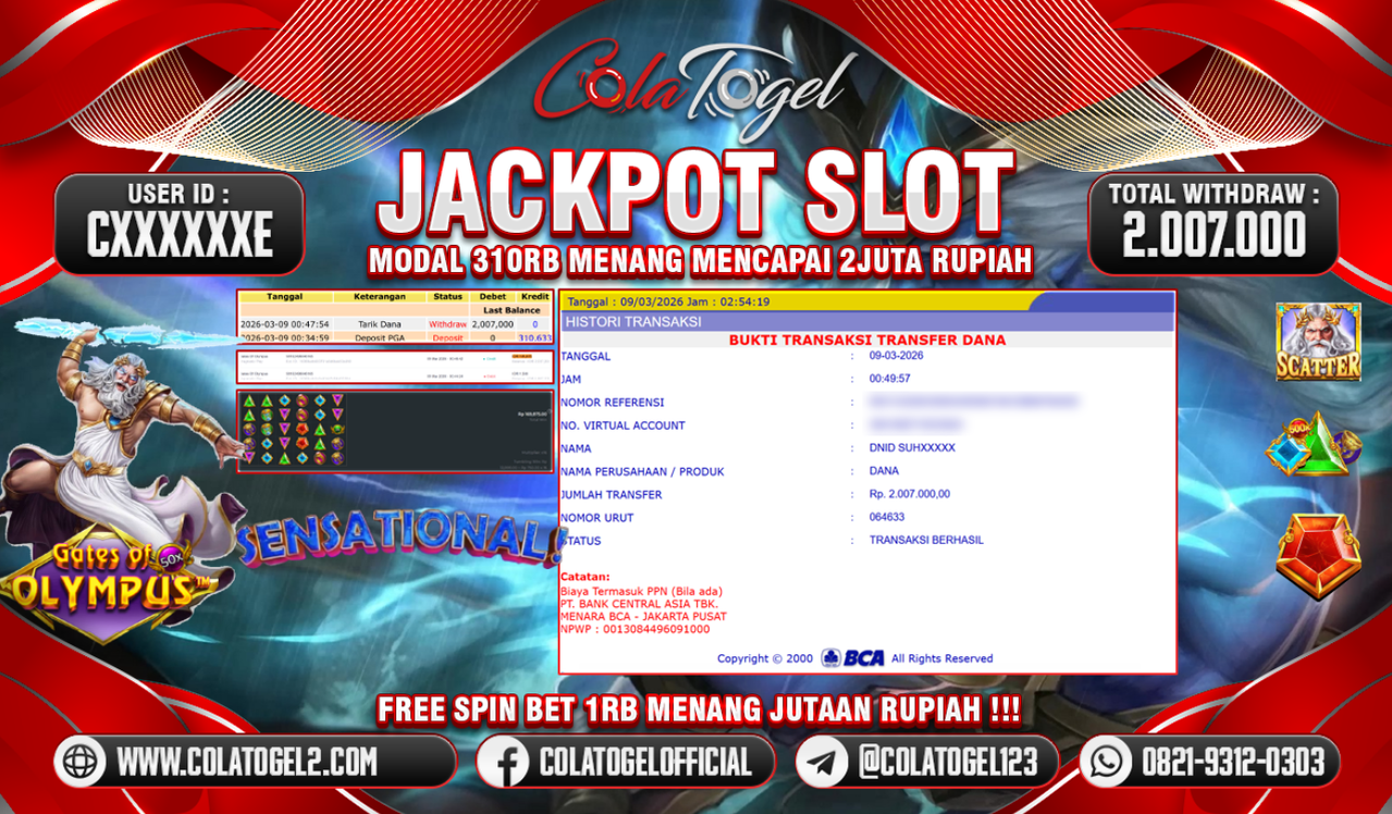 JACKPOT SLOT GACORR!!
