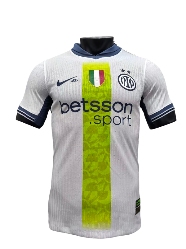 Inter Milan away game Rossi co-branded jersey player version