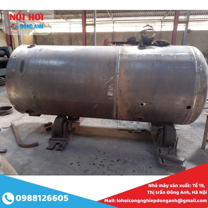 nồi hơi đốt than củi 300kg/h