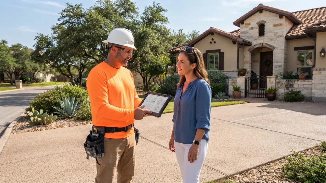 Concrete driveway contractor interview questions San Antonio Bexar County