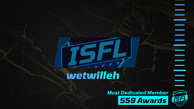 034 ISFL most dedicated member WIN