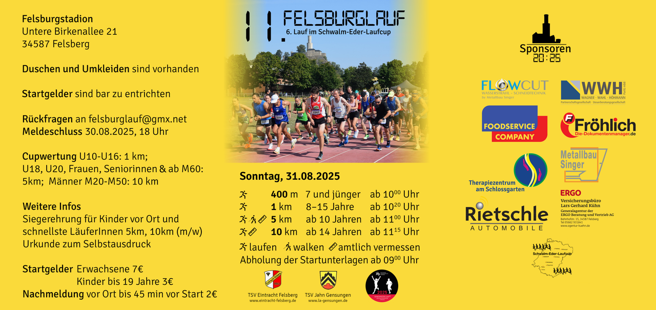 Flyer Felsburglauf