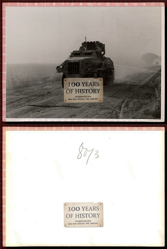 Panzer Tank SDKFZ Werfer o.ä. Pressefoto nur für