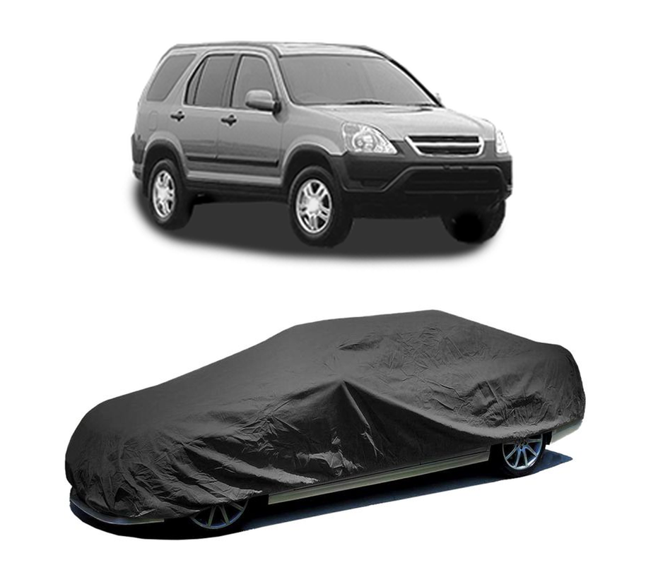 Husa tip prelata auto pentru HONDA CR-V II (RD_) 2001 - 2007,culoare negru, material textil impermeabil, rezistanta la intemperii praf UV, CARPASSION Husa Protectie