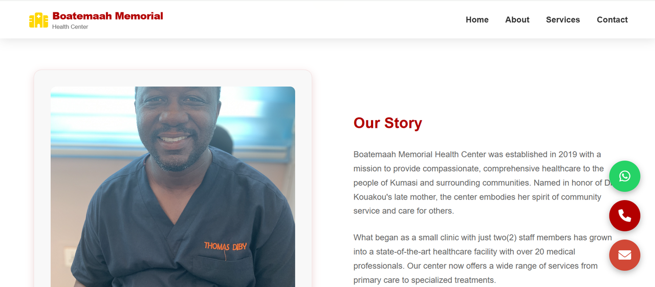 Boatemah Hospital - About Page