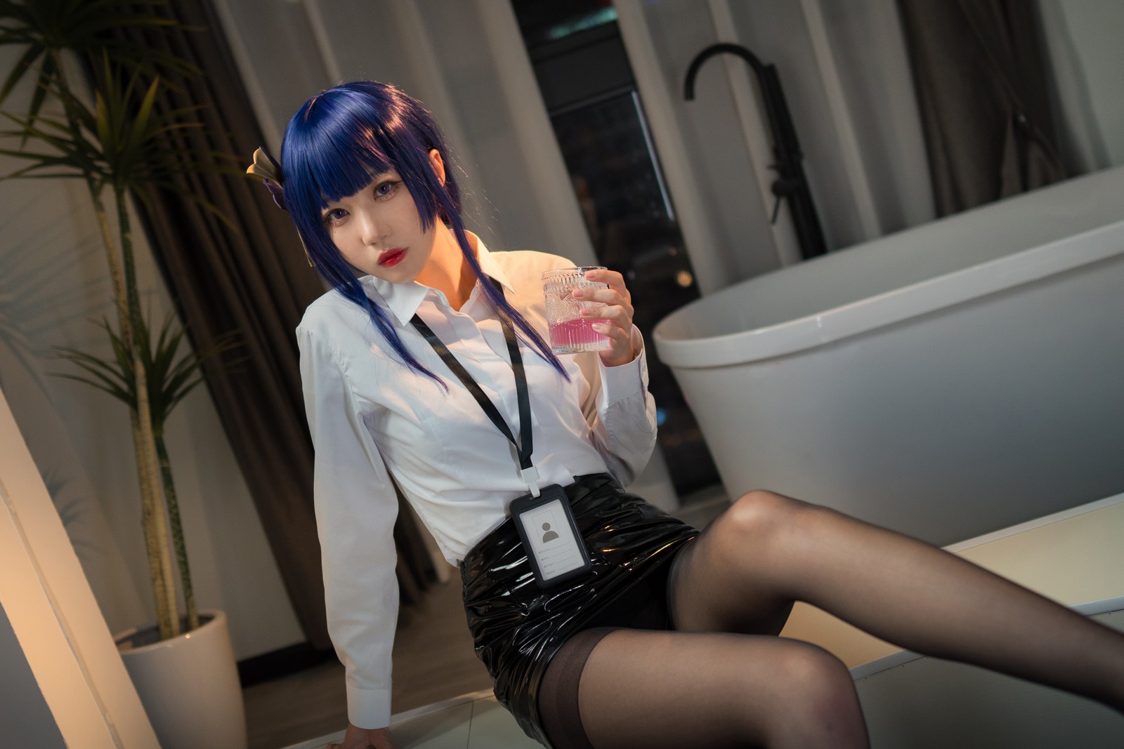 无影喵喵 雷电将军 OL Cosplay 写真｜原神人气角色高清摄影（35P｜456MB）插图6