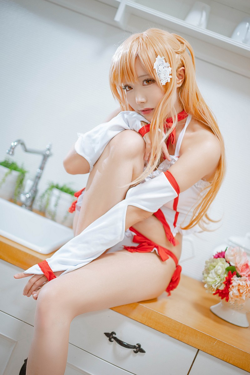 切切Celia 亚丝娜内衣 Asuna Cosplay 写真图集 93P插图2