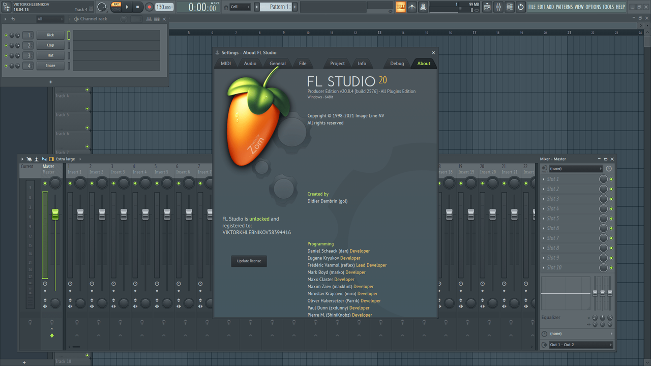 FL Studio Producer Edition 20.8.4.2576