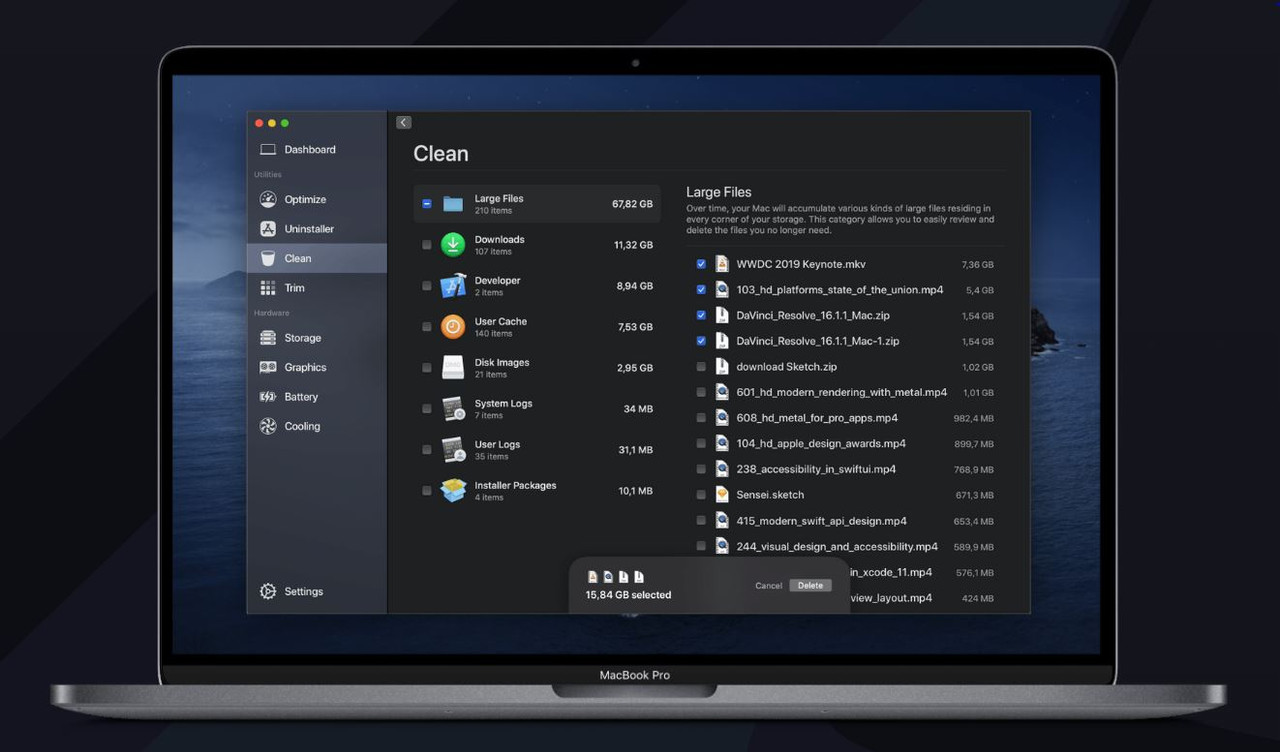 Sensei El mejor limpiador de Mac para macOS 2