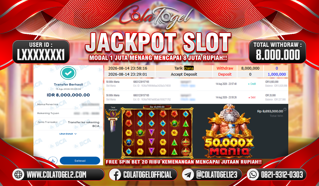 JACKPOT SLOT GACOR!!