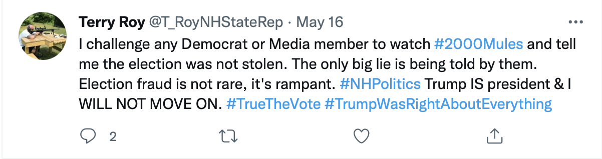 I challenge any Democrat or Media member to watch #2000Mules and tell