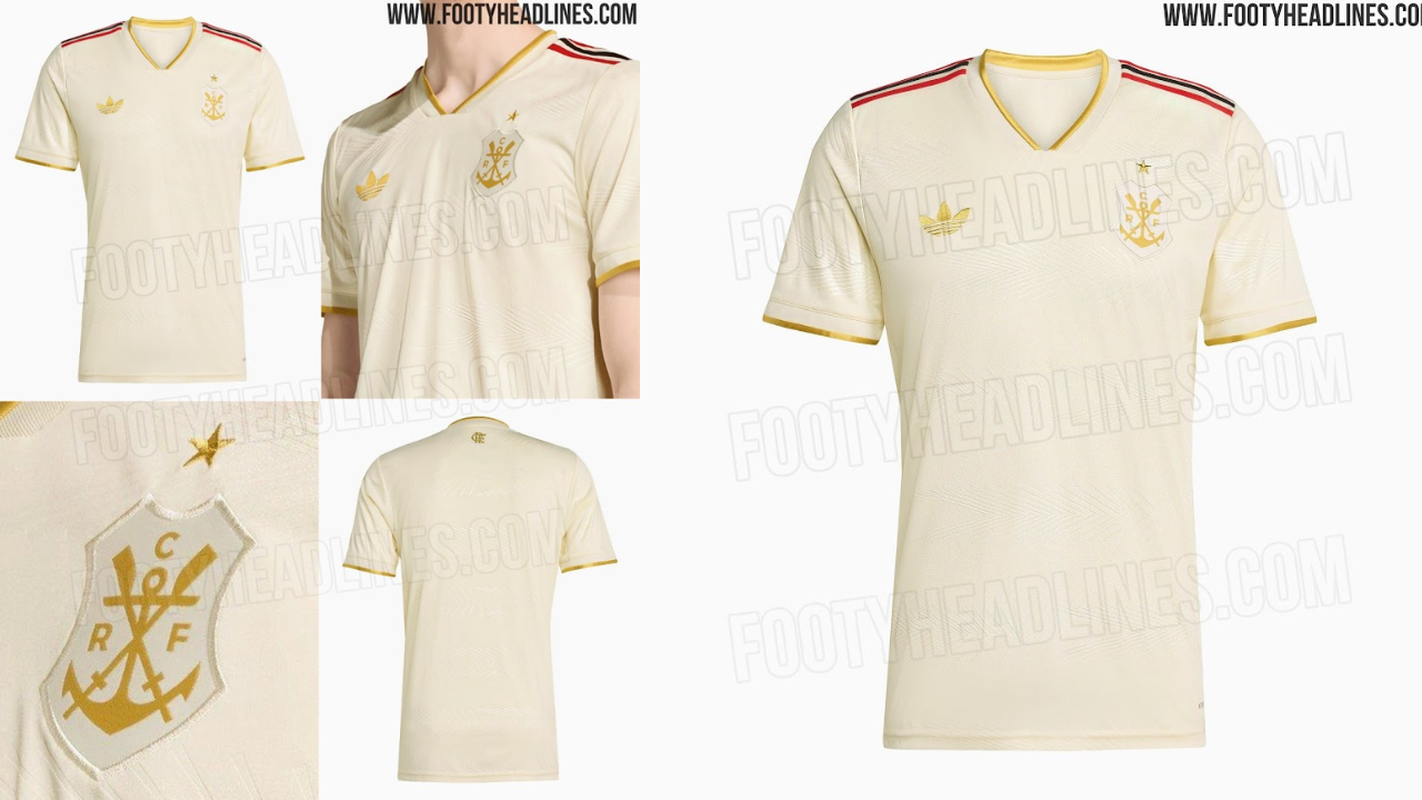 Imagem secundária para Vaza terceira camisa do Flamengo 2025.