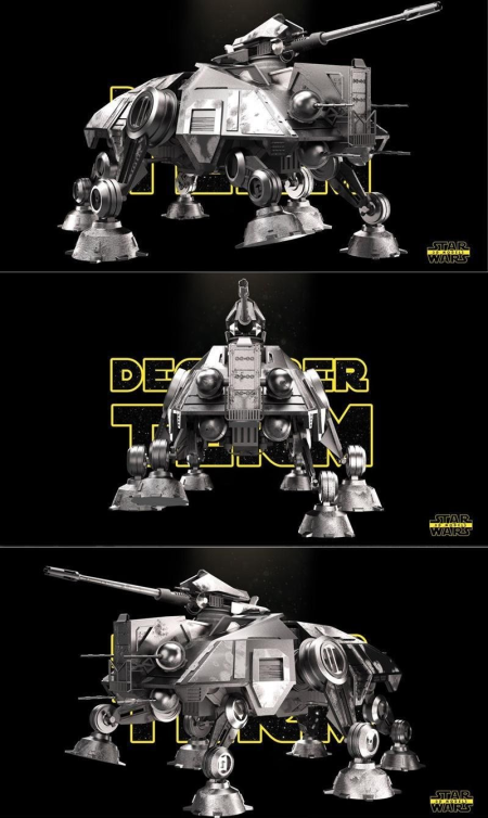 AT-TE Sculpture – Star Wars – 3D Print Model