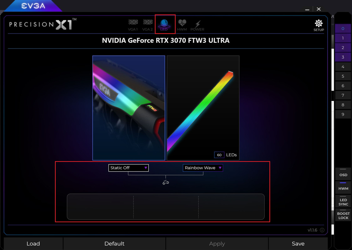 What software do I need to control the RGB on my new 3080ti ftw3?