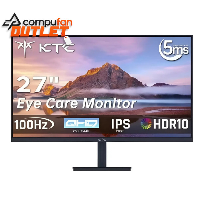 OUTLET - Monitor Gamer Ktc 27dq750 27 Pulgadas 100hz 2k 1440p Ips