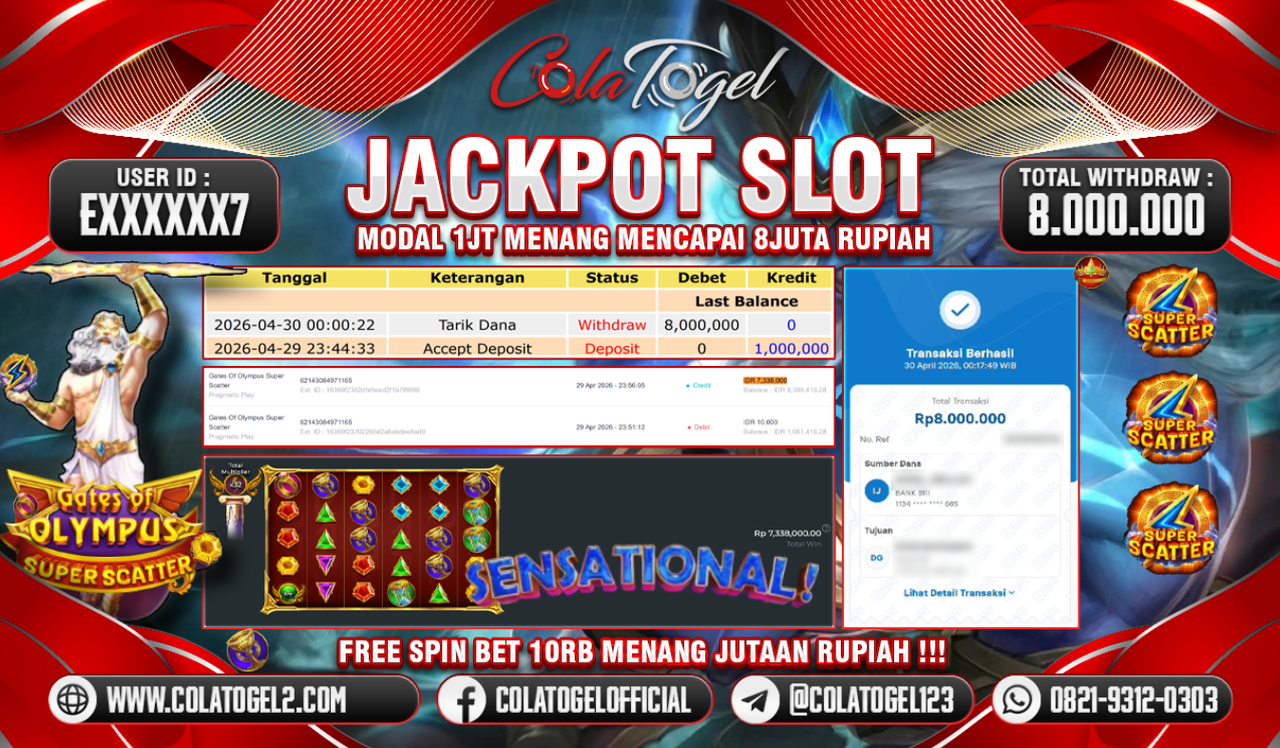 JACKPOT SLOT GACOR!!