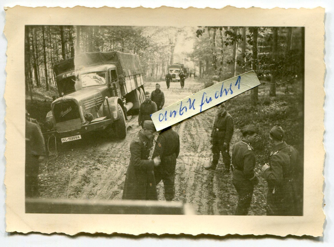 Henschel Militär-LKW WL-158094 mit Aufschrift F.W.Mittelmann im 