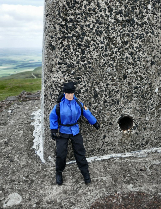 Action Man at the top of West Lomond Hill. F6-C7190-D-C9-F3-404-B-A22-E-0-CBF689-D0-C01