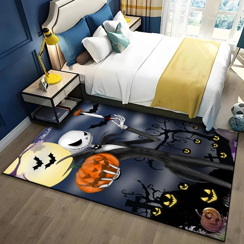 Jack And Sally And Nightmare Friends Before Christmas Rug