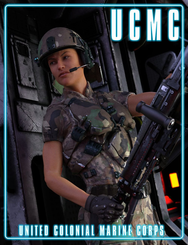 UCMC Add-on for ATLAS Armored Suit for Genesis 8 Female UCMC Add-on for ATLAS Armored Suit for Genesis 8 Female